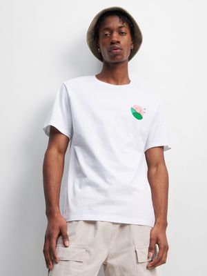 Converse Men's Leaf White T-shirt