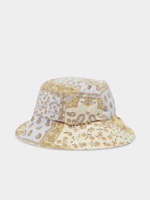 Women's Cotton On Beige Reversible Bianca Bucket Hat