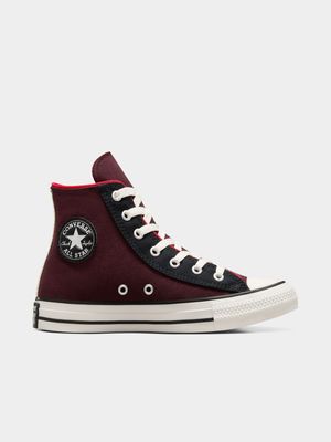 Converse Junior CTAS Retro Mid Burgundy Sneaker