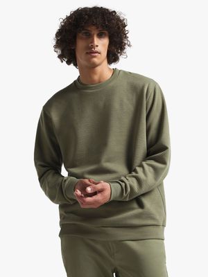 Men's Fatigue Textured Sweat Top