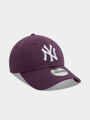 New Era New York Yankees 9Forty Burgundy/White Caps