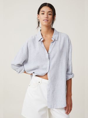 Women's Cotton On Blue Haven Long Sleeve Shirt