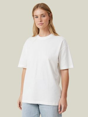 Women's Cotton On White The Boxy Oversized T-shirt