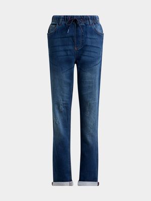 Jet Younger Boys Dark Wash Jeans