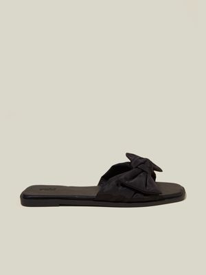 Women's Cotton On Black Sicily Single Vamp Sandals