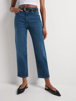 News Denim Straight Leg Jeans