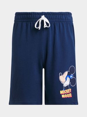 Jet Younger Boys Navy Mickey Mouse Fleece Shorts