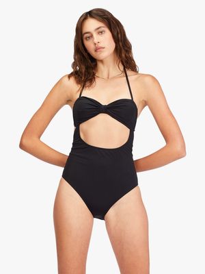 Women's Billabong Black Sol Searcher One Piece Swimsuit