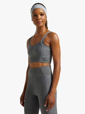 Womens TS-ACTV8 Exceed Grey Melange Sports Bra