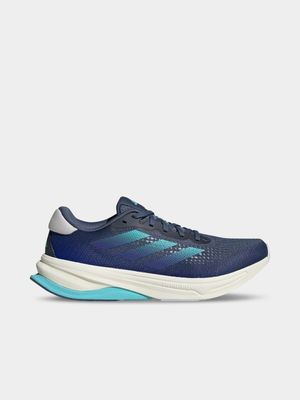 MENS ADI SUPERNOVA SOLUTION BLUE/WHITE