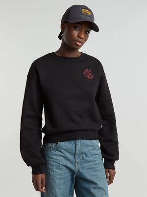 G-Star Women's Circle Graphic Loose Sweater