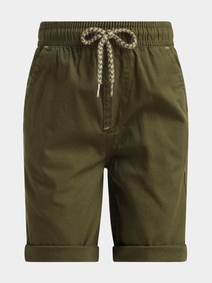 Jet Younger Boys Fatigue Woven Shorts