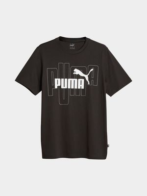 Puma Men's Graphic Black T-shirt