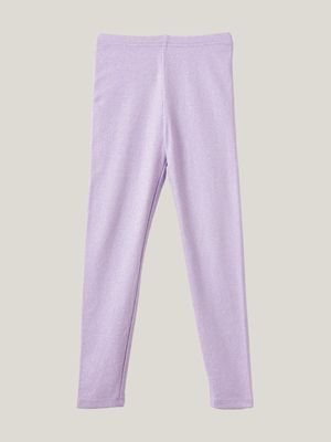 Cotton On Kids Girl Purple Huggie Tights