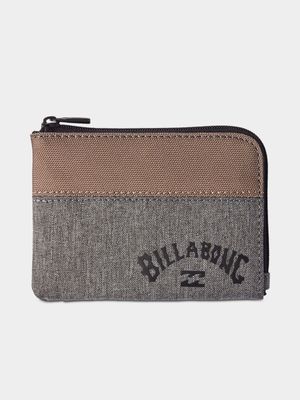 Men's Billabong Grey New Wave Wallet