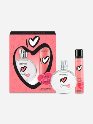 Lentheric I Love Candy Eau De Parfum and Perfume Body Spray Gift Set