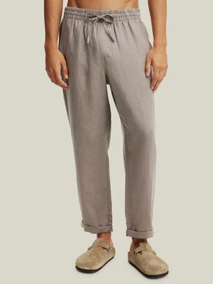 Men's Cotton On Natural Linen Pants