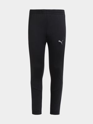 Boys Puma Slim Tricot Black Pants