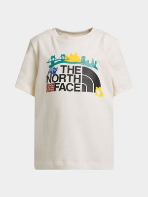 The North Face Unisex Kids Trail Map Graphic White T-Shirt