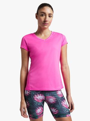 Women's TS Dri-Tech Bright Pink Active Tee