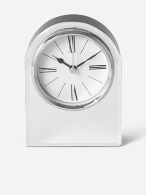 Mirror Arch Table Clock