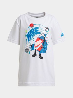 Nike Unisex Kids Magic Graphics Boxy White T-Shirt