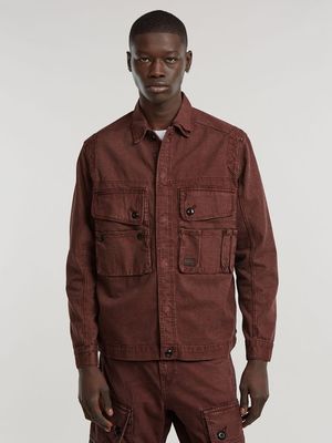 G-Star Men's Utility Brown Overshirt