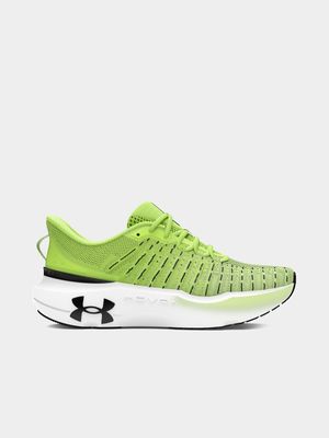 Mens Under Armour Infinite Elite Lime/White Running Shoes