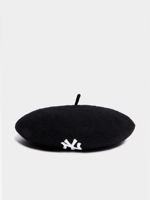 New Era Women’s New York Yankees Black Beret