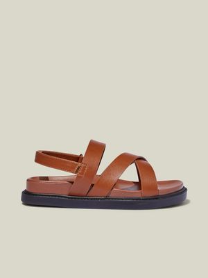 Cotton On Kids  Brown Blair Multi Strap Sandals