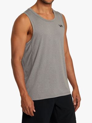 Men's RVCA Grey Sport Vent T-Shirt