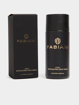 Fabiani Men's 2-IN-1 Exfoliating Face wash 150ML