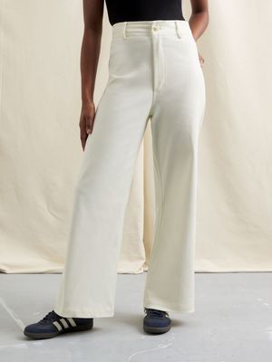 Women's Canvas Wide Leg Pants