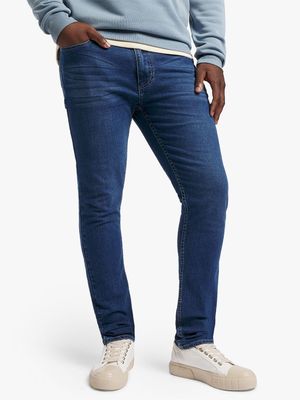 Men's Mid Blue Skinny Jeans