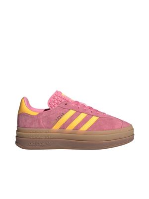 adidas Originals Women's Gazelle Bold Pink/Yellow Sneaker