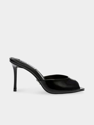 Women's  Steve Madden Black Rollout Heels