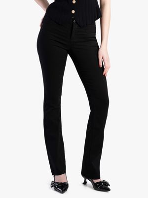 Women's Sissy Boy  Black Storm Bootleg Trousers