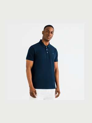 Men's TS Navy Pique Golfer