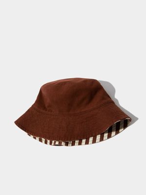 Women's Cotton On Natural Reversible Bianca Bucket Hat