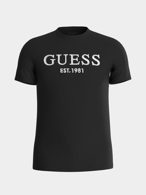 Men's Guess Jet Black T-Shirt