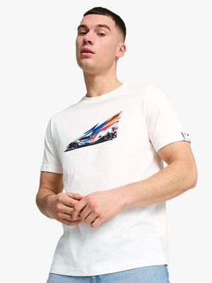 Puma Men's BMW M Motorsport Car Graphic White T-shirt