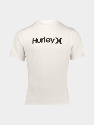 Men's Hurley White One And Only Quickdry Rashguard Vest