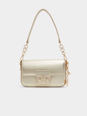 Women's Aldo Shadia Gold Shoulder Handbag