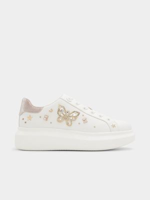 Women's Aldo Gwaossi White Sneakers