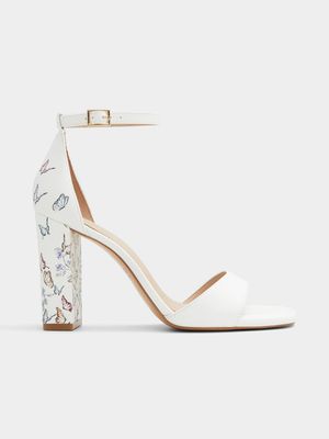 Women's Aldo Enaegyn White Multi Heeled Sandals