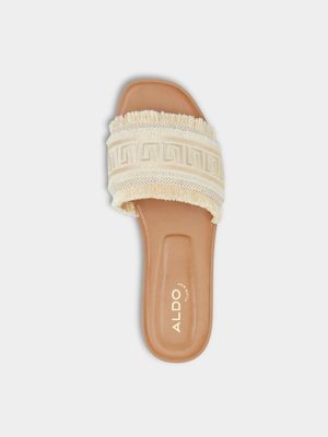 Women's Aldo Nalani Gold Flat Sandal