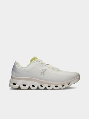 Women's On Running Cloudflow 4 White/Sand Running Shoes