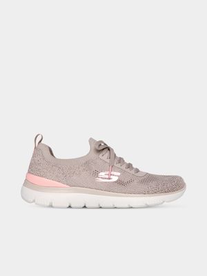 Women's Skechers Summits Taute Pink Running Shoes