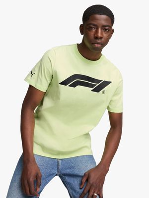 Puma Men's F1® ESS Logo Motorsport Cucumber T-shirt