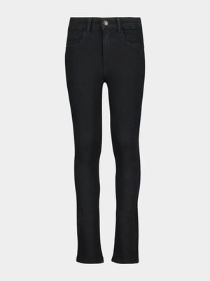 Older Boy's Black Skinny Jeans